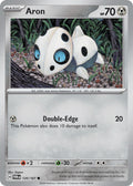 Aron 120/167 Common Twilight Masquerade Pokémon card