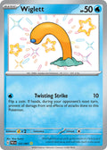 Wiglett 121/091 Shiny Rare Paldean Fates Pokémon card