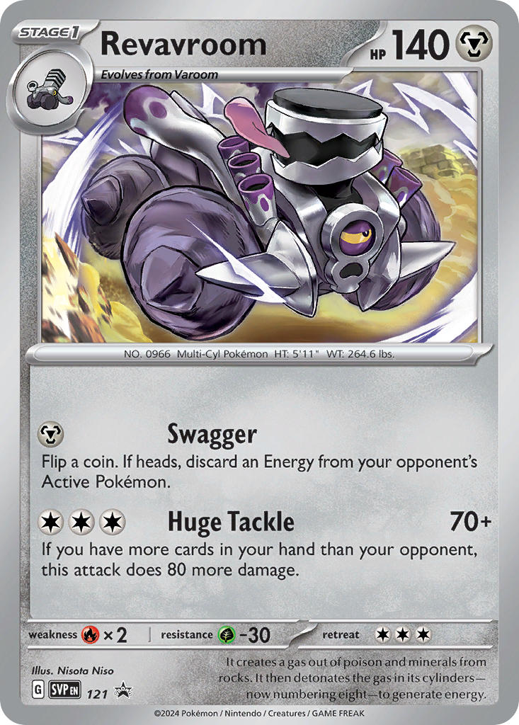 Revavroom 121/SVP Promo Scarlet & Violet Promos Pokémon card