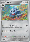 Lairon 121/167 Uncommon Twilight Masquerade Pokémon card