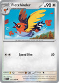 Fletchinder 122/142 Common Stellar Crown Pokémon card