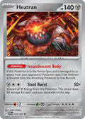 Heatran 123/167 Rare Twilight Masquerade Pokémon card