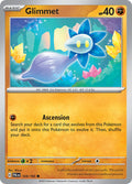 Glimmet 124/193 Common Paldea Evolved Pokémon card