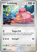 Lickitung 124/162 Uncommon Temporal Forces Pokémon card