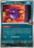 Team Rocket's Koffing 125/182 Common Destined Rivals Pokémon card