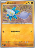 Glimmet 125/193 Common Paldea Evolved Pokémon card