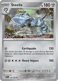 Steelix 125/182 Rare Paradox Rift Pokémon card