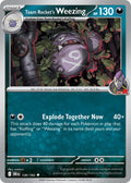 Team Rocket's Weezing 126/182 Common Destined Rivals Pokémon card