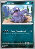 Grimer 126/198 Common Scarlet & Violet Pokémon card