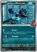 Team Rocket's Murkrow 127/182 Common Destined Rivals Pokémon card