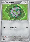Ferroseed 127/182 Common Paradox Rift Pokémon card