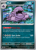 Muk 127/198 Uncommon Scarlet & Violet Pokémon card