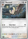 Noctowl 127/162 Rare Temporal Forces Pokémon card