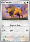 Tauros 128/165 Uncommon 151 Pokémon card