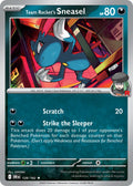 Team Rocket's Sneasel 128/182 Common Destined Rivals Pokémon card