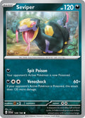 Seviper 128/198 Common Scarlet & Violet Pokémon card