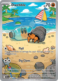 Dwebble 129/086 Illustration Rare Black Bolt Pokémon card