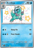 Arctibax 129/091 Shiny Rare Paldean Fates Pokémon card