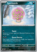 Spiritomb 129/198 Uncommon Scarlet & Violet Pokémon card