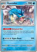 Gyarados 130/165 Rare 151 Pokémon card