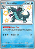 Baxcalibur 130/091 Shiny Rare Paldean Fates Pokémon card