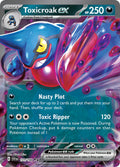 Toxicroak EX 131/198 Double Rare Scarlet & Violet Pokémon card