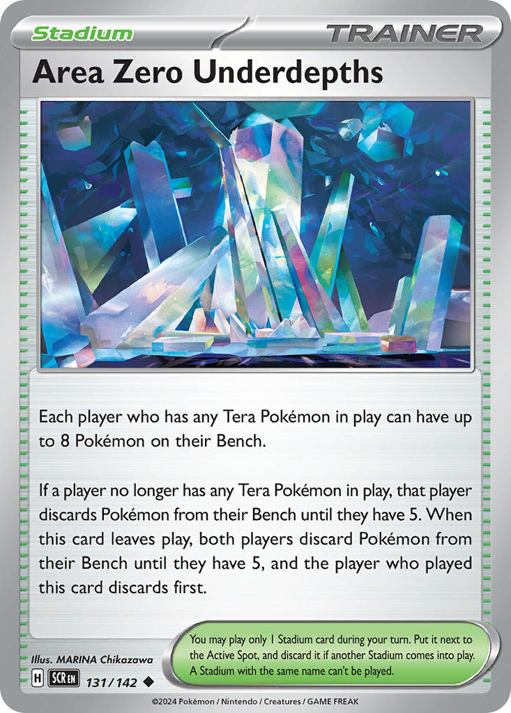 Area Zero Underdepths 131/142 Uncommon Stellar Crown Pokémon card