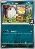 Marnie's Scraggy 132/182 Common Destined Rivals Pokémon card