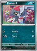 Pawniard 132/198 Common Scarlet & Violet Pokémon card
