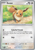 Eevee 133/165 Common 151 Pokémon card