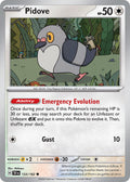 Pidove 133/162 Common Temporal Forces Pokémon card
