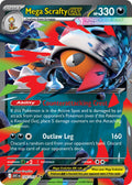 Mega Scrafty EX 135/217 Double Rare Ascended Heroes Pokémon card