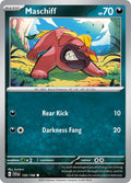 Maschiff 135/198 Common Scarlet & Violet Pokémon card