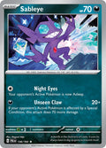 Sableye 136/193 Common Paldea Evolved Pokémon card