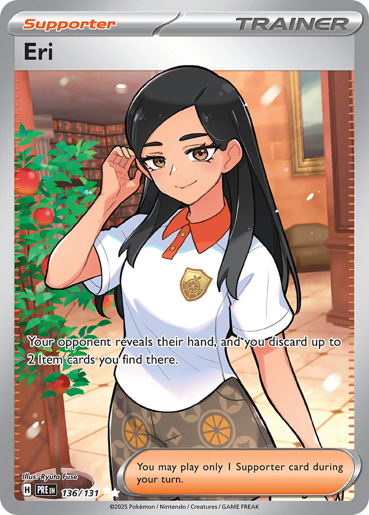 Eri 136/131 Ultra Rare Prismatic Evolutions Pokémon card