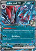 N's Zoroark EX 137/217 Double Rare Ascended Heroes Pokémon card