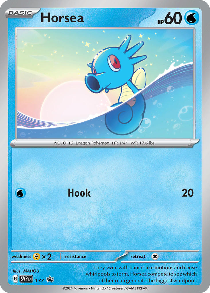 Horsea 137/SVP Promo Scarlet & Violet Promos Pokémon card
