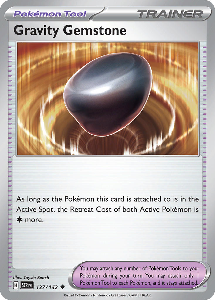 Gravity Gemstone 137/142 Uncommon Stellar Crown Pokémon card