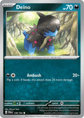 Deino 138/193 Common Paldea Evolved Pokémon card