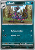 Salazzle 140/197 Uncommon Obsidian Flames Pokémon card