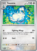 Swanna 140/167 Rare Twilight Masquerade Pokémon card