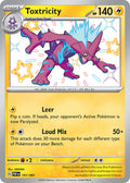 Toxtricity 141/091 Shiny Rare Paldean Fates Pokémon card