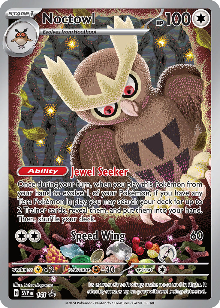Noctowl 141/SVP Promo Scarlet & Violet Promos Pokémon card