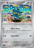 Bronzor 144/197 Common Obsidian Flames Pokémon card