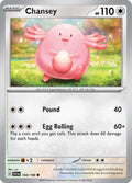 Chansey 144/198 Common Scarlet & Violet Pokémon card