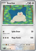 Snorlax 144/191 Rare Surging Sparks Pokémon card
