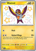 Wattrel 145/091 Shiny Rare Paldean Fates Pokémon card