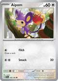 Aipom 145/182 Common Paradox Rift Pokémon card