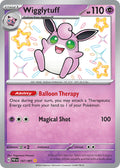 Wigglytuff 147/091 Shiny Rare Paldean Fates Pokémon card
