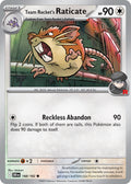 Team Rocket's Raticate 148/182 Common Destined Rivals Pokémon card